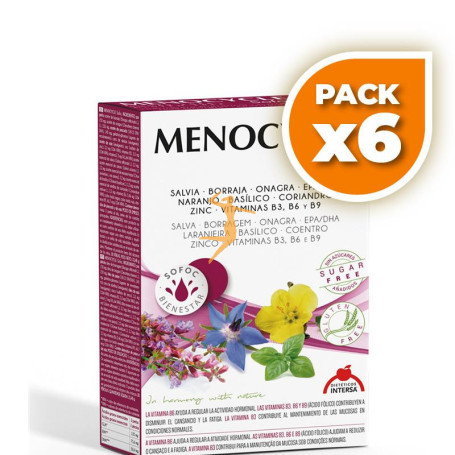 Pack 6x MENOCYCLE SOFOC 30 PERLAS INTERSA