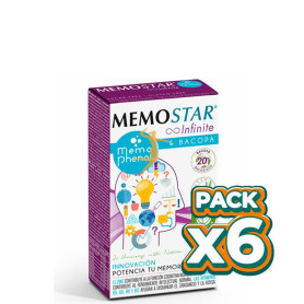 Pack 6x MEMOSTAR INFINITE 60 CÁPSULAS INTERSA