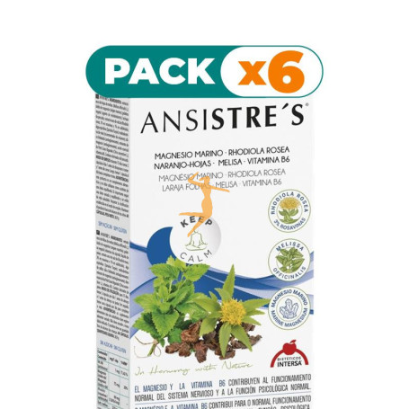 Pack 6x ANSISTRES 60 CAPSULAS INTERSA