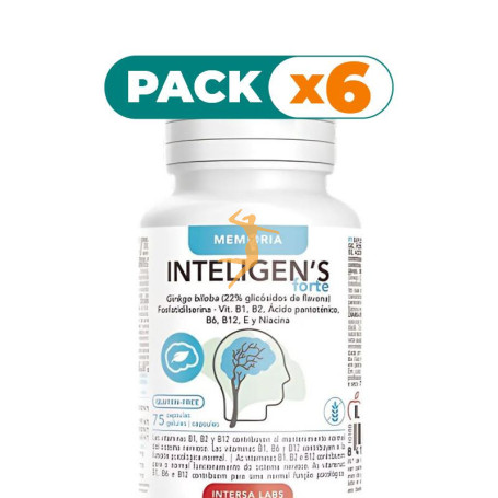 Pack 6x INTELLIGEN FORTE 75 CAPSULAS INTERSA