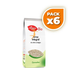 Pack 6x ARROZ INTEGRAL BIO 1Kg. EL GRANERO