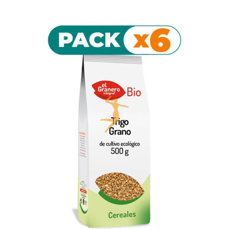 Pack 6x TRIGO GRANO BIO 500Gr. EL GRANERO