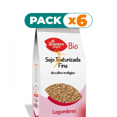 Pack 6x SOJA TEXTURIZADA FINA BIO 250Gr. EL GRANERO