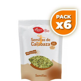 Pack 6x SEMILLAS DE CALABAZA BIO 450Gr. EL GRANE
