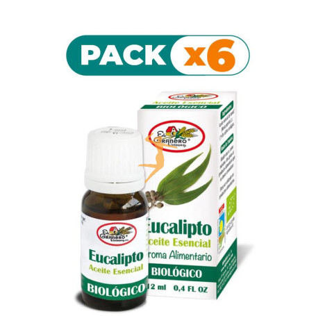 Pack 6x ACEITE ESENCIAL DE EUCALIPTO BIO 12Ml. EL GRANERO