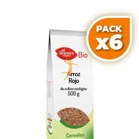 Pack 6x ARROZ ROJO BIO 500Gr. EL GRANERO