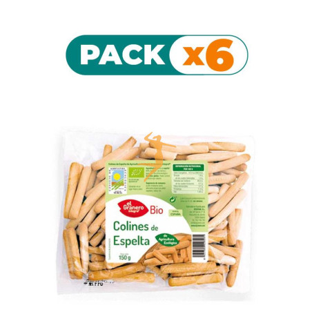 Pack 6x COLINES DE ESPELTA BIO 150Gr. EL GRANERO