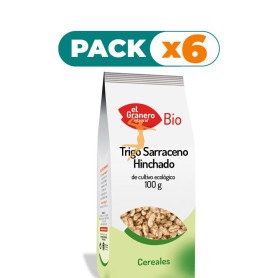 Pack 6x TRIGO SARRACENO HINCHADO BIO 100Gr. EL GRANERO