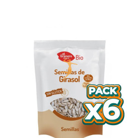 Pack 6x SEMILLAS DE GIRASOL BIO 450Gr. EL GRANERO