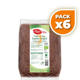Pack 6x FIDEOS DE ESPELTA INTEGRAL BIO 500Gr. EL GRANERO
