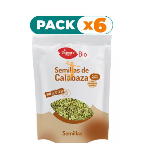 Pack 6x SEMILLAS DE CALABAZA BIO 250Gr. EL GRANERO