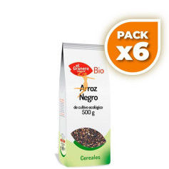 Pack 6x ARROZ NEGRO BIO 500Gr. EL GRANERO