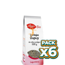 Pack 6x LENTEJAS DUPUY BIO 500Gr. EL GRANERO