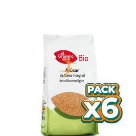 Pack 6x AZUCAR DE CAÑA INTEGRAL BIO 500Gr. EL GRANERO