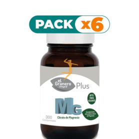 Pack 6x MG500 (CITRATO DE MAGNESIO) 300 COMPRIMIDOS EL GRANERO