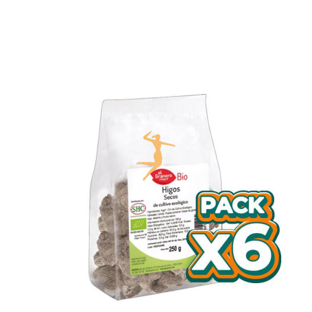 Pack 6x HIGOS SECOS BIO 250Gr. EL GRANERO