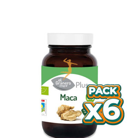 Pack 6x MACA BIO 100+20 CÁPSULAS EL GRANERO