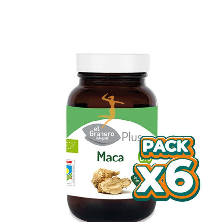 Pack 6x MACA BIO 100+20 CÁPSULAS EL GRANERO