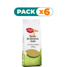 Pack 6x PANELA DE COMERCIO JUSTO BIO 500Gr. GRANERO