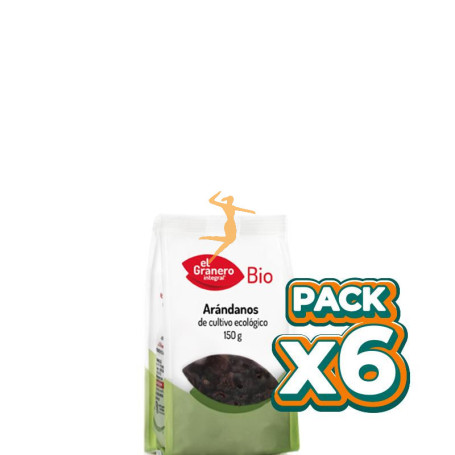 Pack 6x ARANDANOS BIO 150Gr. GRANERO