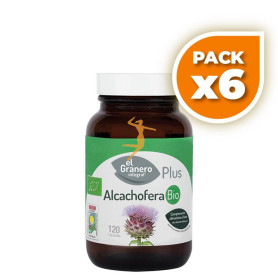 Pack 6x ALCACHOFERA BIO 120 CÁPSULAS EL GRANERO