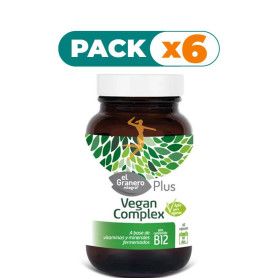 Pack 6x VEGAN COMPLEX 60 CÁPSULAS EL GRANERO
