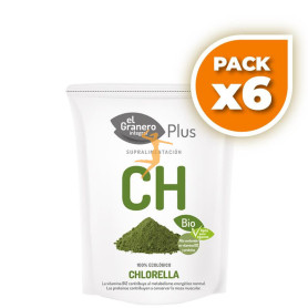 Pack 6x CHLORELLA BIO 200Gr. EL GRANERO