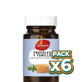 Pack 6x PROPOLEO Y TOMILLO 60 CAPSULAS GRANERO