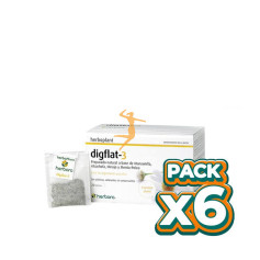 Pack 6x HERBOPLANT DIGFLAT-3 20 FILTROS HERBORA