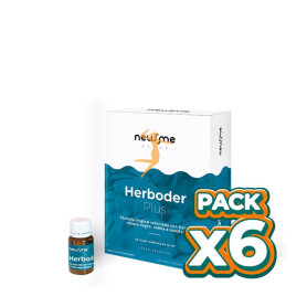 Pack 6x HERBODER PLUS 20 VIALES 10Ml. HERBORA
