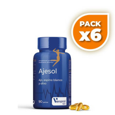 Pack 6x AJESOL 90 PERLAS VENARON TEN HERBORA