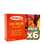Pack 6x VID ROJA PLUS 60 CÁPSULAS INTEGRALIA