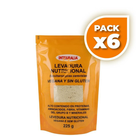 Pack 6x LEVADURA NUTRICIONAL 225Gr. INTEGRALIA