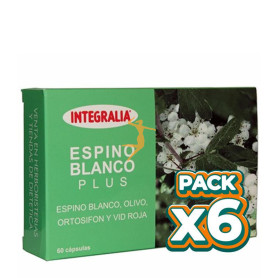 Pack 6x ESPINO BLANCO PLUS 60 CÁPSULAS INTEGRALIA
