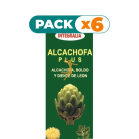 Pack 6x ALCACHOFA PLUS JARABE 250Ml. INTEGRALIA