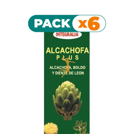 Pack 6x ALCACHOFA PLUS JARABE 250Ml. INTEGRALIA