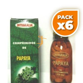 Pack 6x PAPAYA COMPRIMIDOS INTEGRALIA