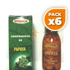 Pack 6x PAPAYA COMPRIMIDOS INTEGRALIA