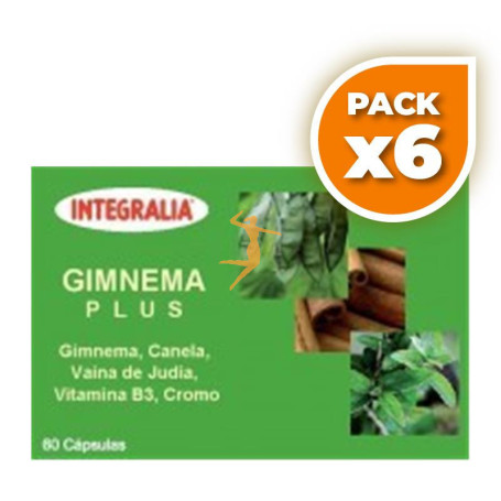 Pack 6x GIMNEMA PLUS 60 CÁPSULAS INTEGRALIA