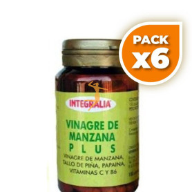 Pack 6x VINAGRE DE MANZANA 100 CÁPSULAS INTEGRALIA