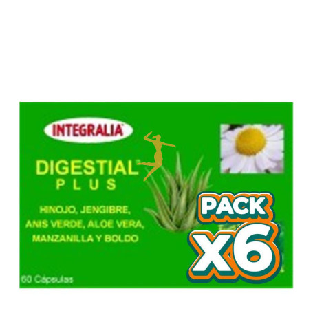 Pack 6x DIGESTIAL PLUS 60 CÁPSULAS INTEGRALIA
