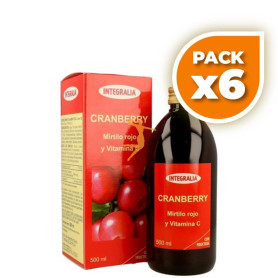 Pack 6x CRANBERRY JARABE 500 ML INTEGRALIA