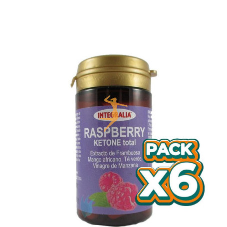 Pack 6x RASPBERRY KETONE TOTAL 60 CAPSULAS INTEGRALIA