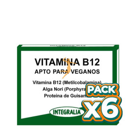 Pack 6x VITAMINA B12 VEGANA 30 CÁPSULAS INTEGRALIA