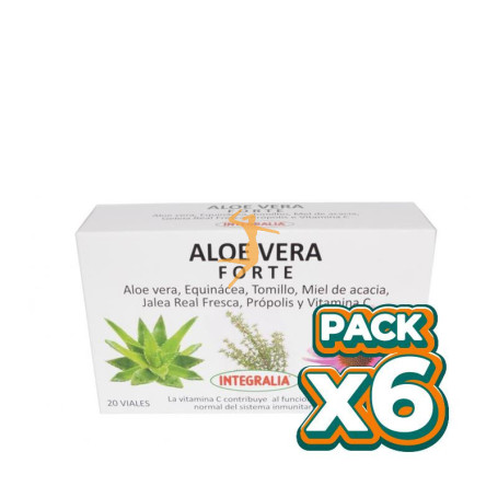 Pack 6x ALOE VERA FORTE 20 VIALES INTEGRALIA