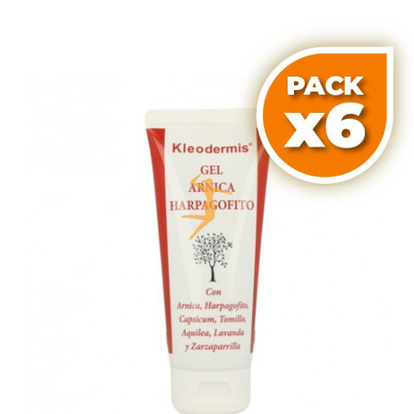 Pack 6x KLEODERMIS GEL ARNICA Y HARPAGOFITO 100Ml. INTEGRALIA