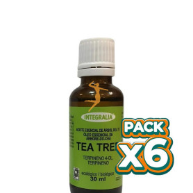 Pack 6x ACEITE ESENCIAL DE ÁRBOL DEL TÉ ECO 30ML INTEGRALIA