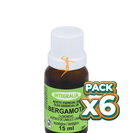 Pack 6x ACEITE ESENCIAL DE BERGAMOTA ECO 15ML INTEGRALIA