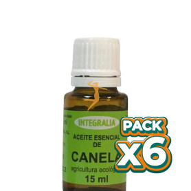 Pack 6x ACEITE ESENCIAL DE CANELA ECO 15ML INTEGRALIA