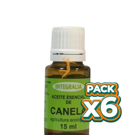 Pack 6x ACEITE ESENCIAL DE CANELA ECO 15ML INTEGRALIA